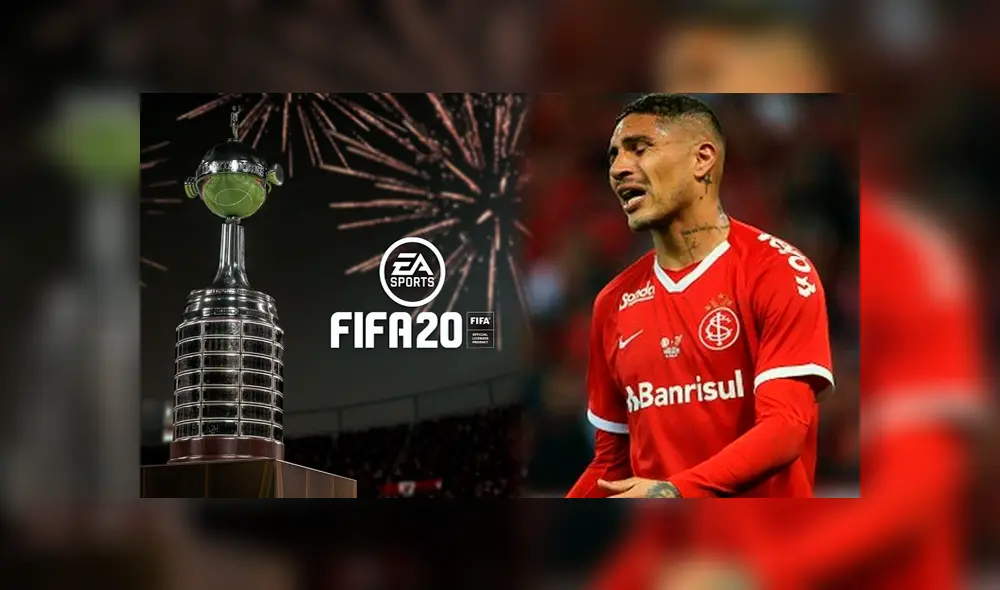 Ni aunque clasifiquen. Paolo Guerrero no tendrá nombre real ni rostro realista en FIFA 20 si Inter llega a la Copa Libertadores.