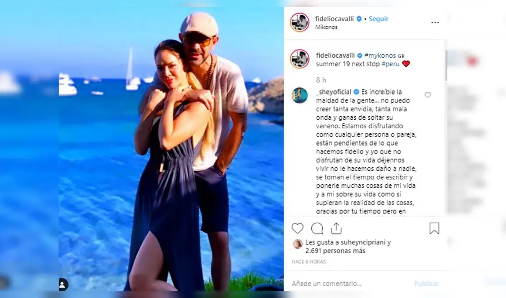 Sheyla Rojas y Cavalli Sheyla Rojas y Cavalli