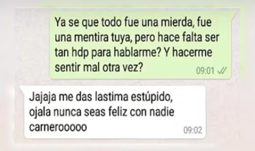 WhatsApp: chica le envía a ex su foto con su nuevo novio y él reacciona de forma conmovedora [FOTOS]