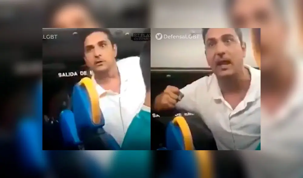 Un hombre hasta ahora no identificado amenazó con golpear a una pareja homosexual en Islas Canarias. Foto: Captuar/@ActualidadRT Un hombre hasta ahora no identificado amenazó con golpear a una pareja homosexual en Islas Canarias. Foto: Captuar/@ActualidadRT