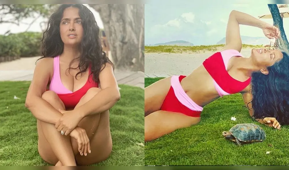 Salma Hayek y la foto hot en bikini. Fuente: Instagram Salma Hayek y la foto hot en bikini. Fuente: Instagram