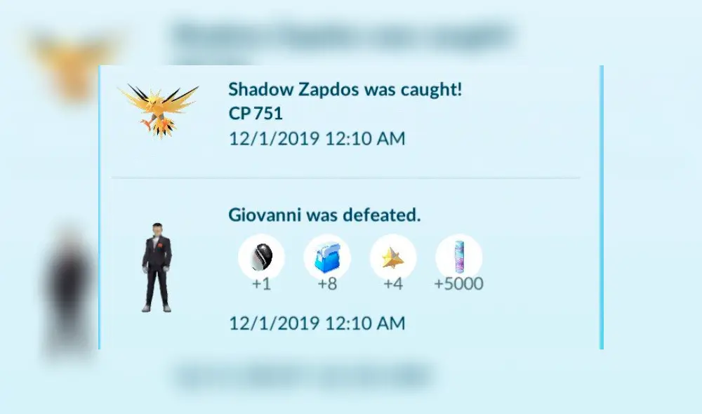 Por vencer a Giovanni en Pokémon GO, los usuarios recibirán una piedra Teselia.
