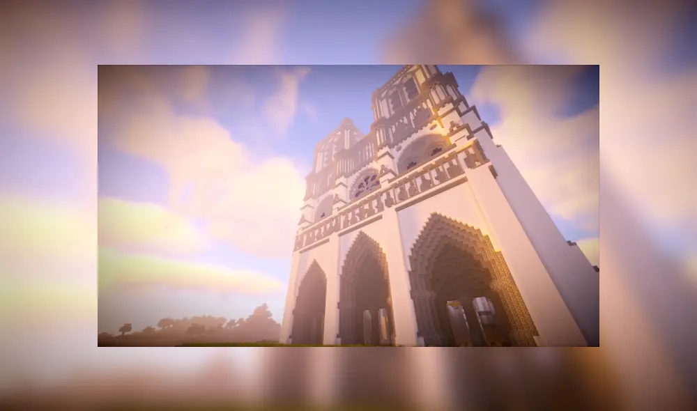 Réplica en Minecraft de la Catedral de Notre Dame demuestra su impresionante arquitectura [FOTOS Y VIDEO]