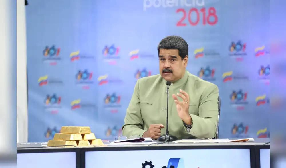 Nicolás Maduro venderá láminas de oro para enfrentar la crisis de su país Nicolás Maduro venderá láminas de oro para enfrentar la crisis de su país