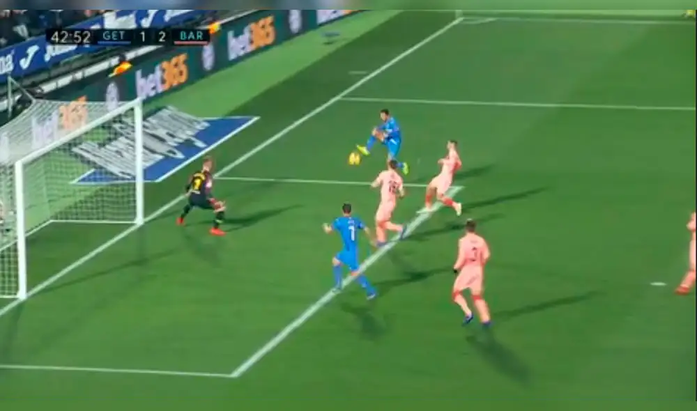 Barcelona vs Getafe: Jaime Mata pone el 2-1 a poco del entretiempo [VIDEO]