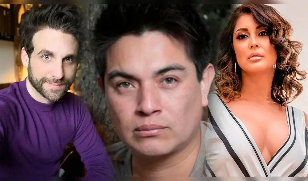 Leonard León recibe respuesta de Rodrigo González tras ataques a Karla Tarazona. Foto: Composición