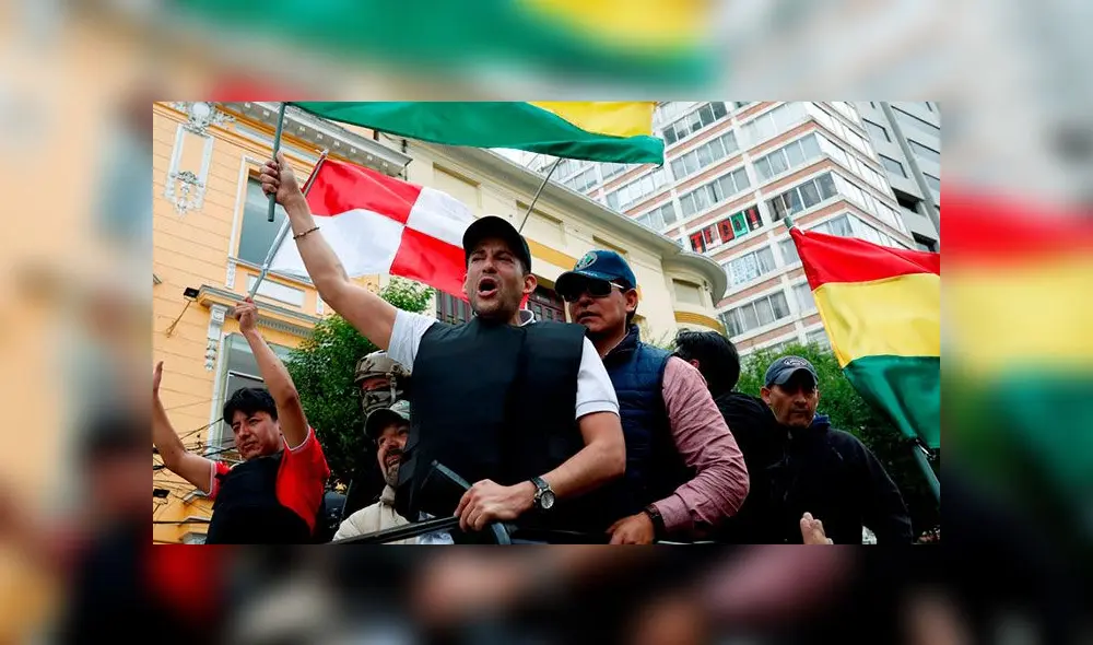 Luis Fernando Camacho asumió el liderazgo de la oposición durante las protestas que antecedieron la renuncia de Evo Morales