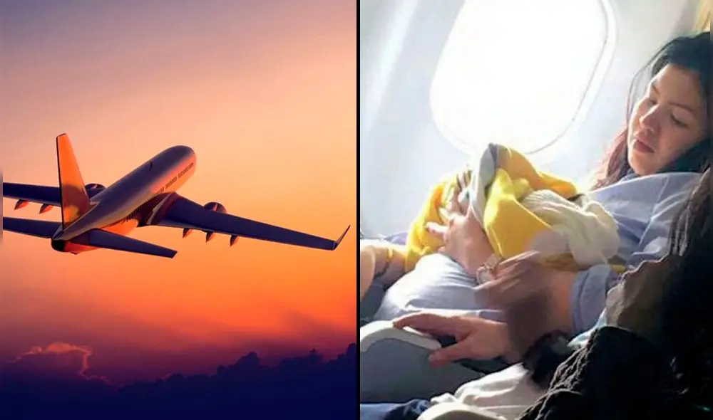 Así se define la nacionalidad de un bebé si nace en pleno vuelo