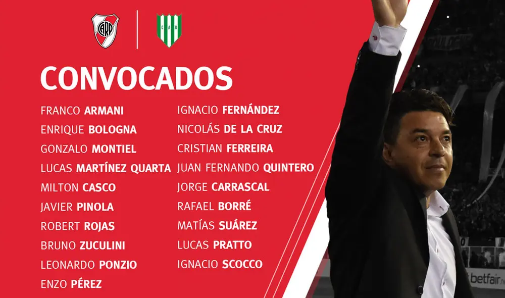 Sigue AQUÍ River Plate vs. Banfield por la Superliga Argentina EN VIVO. Foto: Twitter