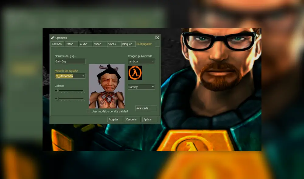 Mods de personajes peruanos en Half-Life por Galy Raffo.