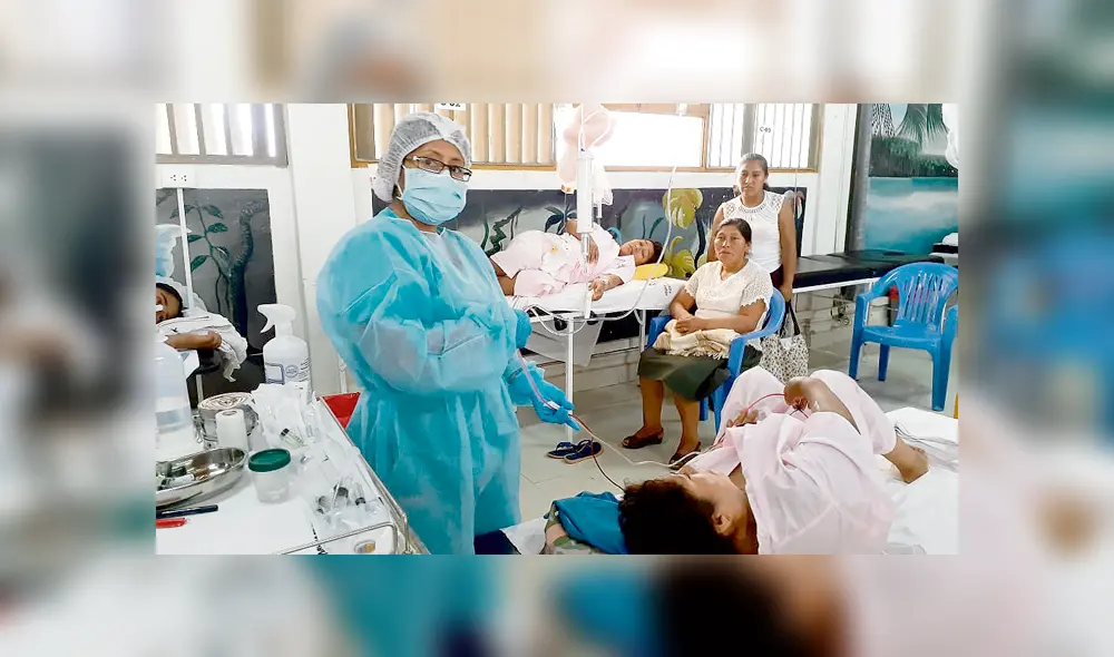 Dengue crisis. Hospital Santa Rosa ha colapsado ante la emergencia.
