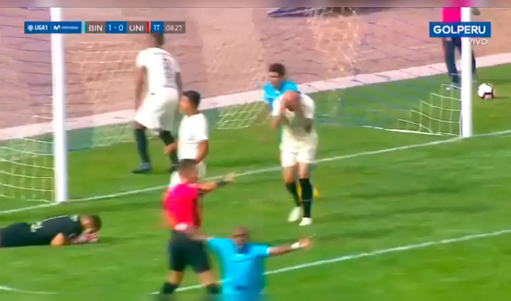 Universitario vs Binacional: La recriminación de Guillermo Rodríguez tras autogol [VIDEO]