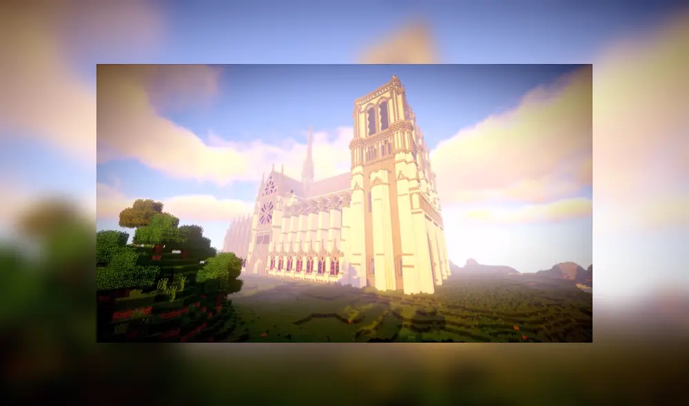 Réplica en Minecraft de la Catedral de Notre Dame demuestra su impresionante arquitectura [FOTOS Y VIDEO]