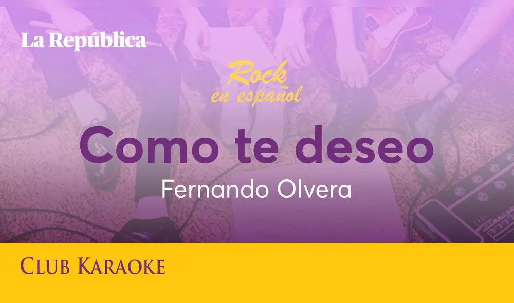 Como te deseo, canción de Fernando Olvera Como te deseo, canción de Fernando Olvera