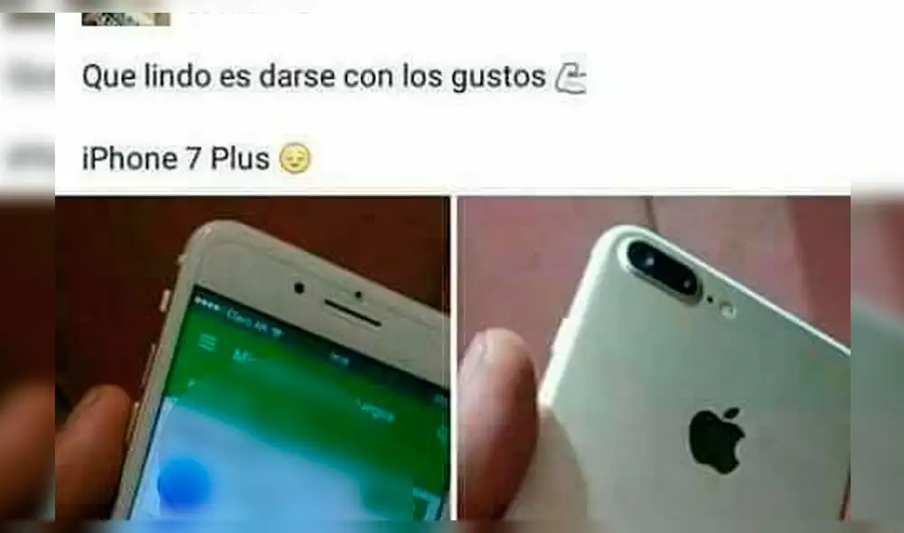 Facebook Viral: Se jactaba de su nuevo iPhone, pero detalle hizo que se burlaran de él Facebook Viral: Se jactaba de su nuevo iPhone, pero detalle hizo que se burlaran de él