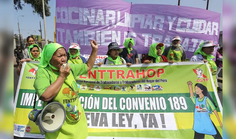 CGTP conmemora con marcha el "Día del Trabajo" [FOTOS]