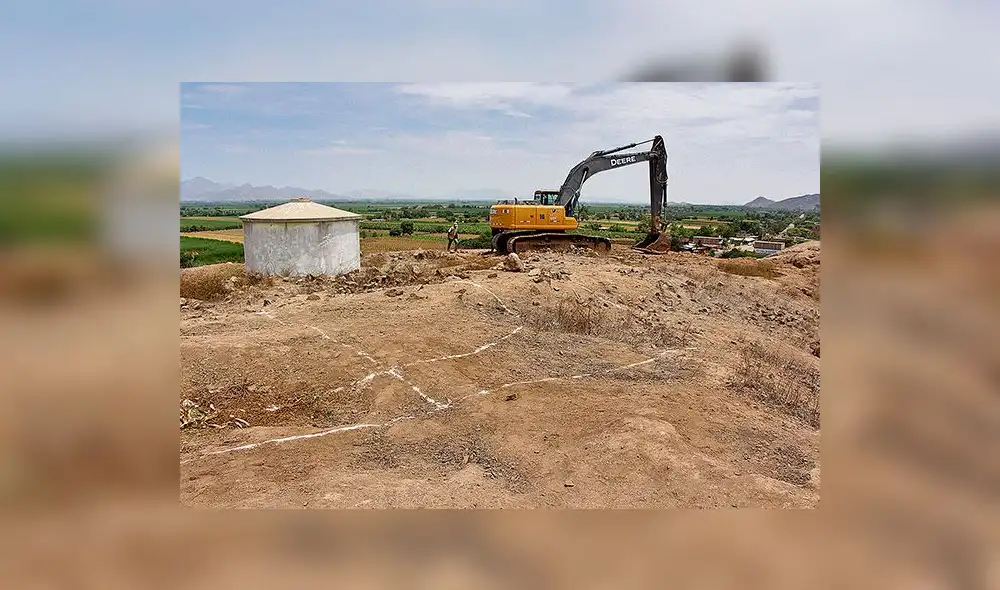 Dañan sitio arqueológico cerro Progreso en Pátapo