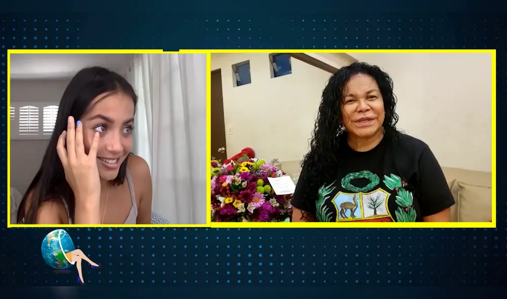 Eva Ayllón sorprendió a la joven actriz Isabela Merced.