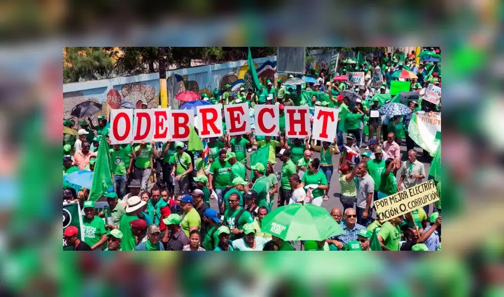 En varios países los ciudadanos han marchado contra la red de corrupción tejida por Odebrecht. Foto: Difusión