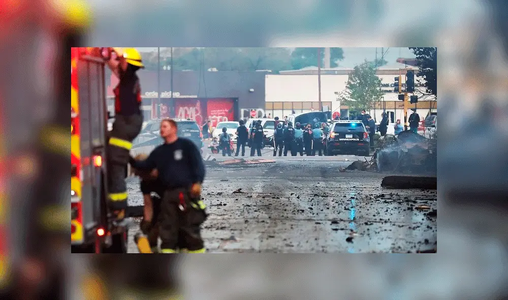 Las protestas tuvieron episodios de violencia. Fuente: AP.