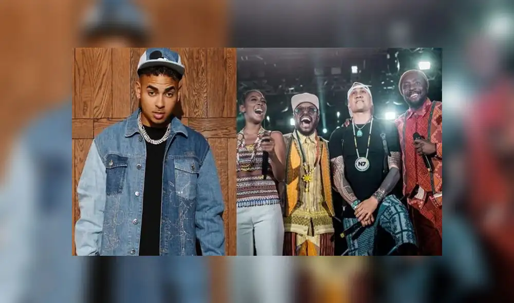 Black Eyed Peas y Ozuna. Black Eyed Peas y Ozuna.