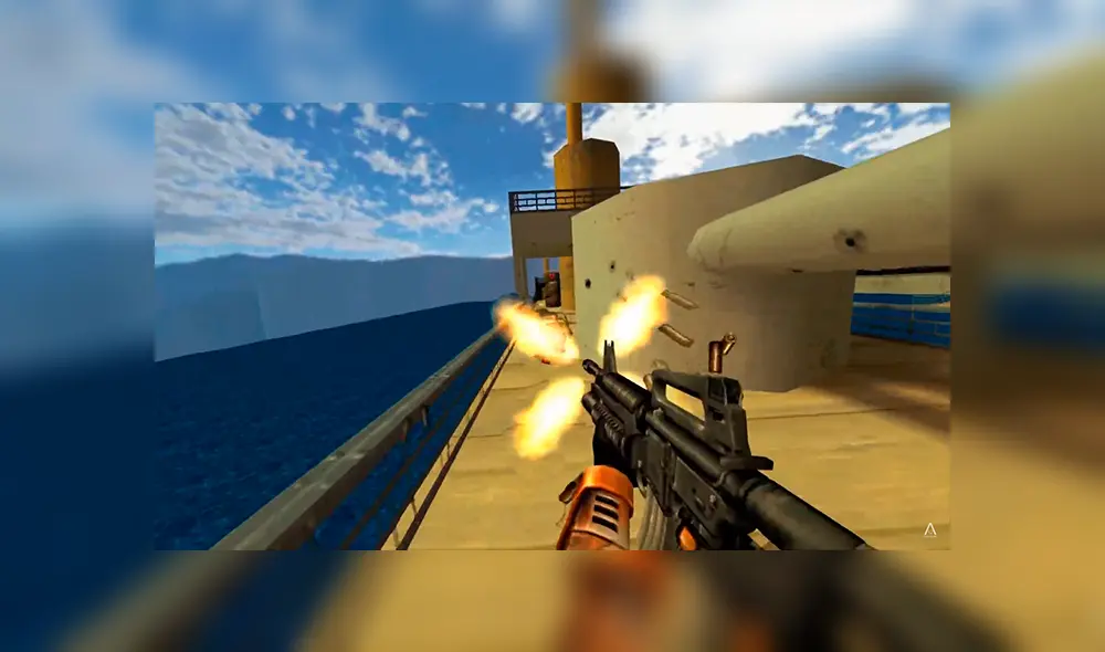 El mapa consiste en el buque blindado de la Guerra del Pacífico, así como en el puerto donde está ubicado actualmente.