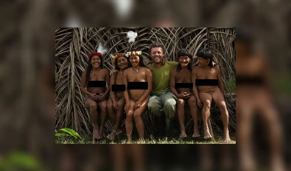 Estampas de una tribu amazónica aislada