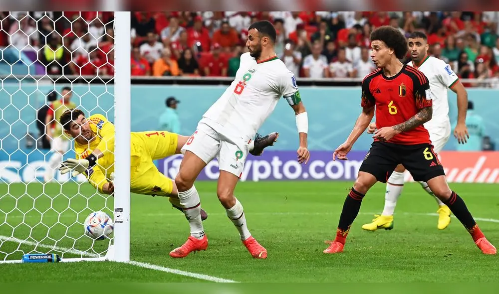 Marruecos ganó a Bélgica y sumó cuatro puntos en el grupo F. En la próxima fecha podría clasificar a octavos de final. Foto: EFE Marruecos ganó a Bélgica y sumó cuatro puntos en el grupo F. En la próxima fecha podría clasificar a octavos de final. Foto: EFE