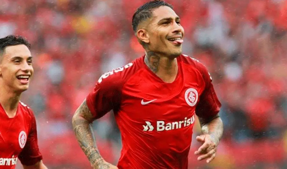 DT del Inter de Porto Alegre se rinde ante Paolo Guerrero, tras doblete en reciente fecha del Brasileirao.