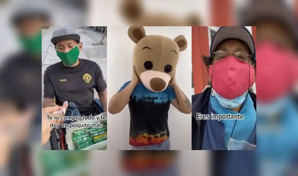 'Osito Lima' ayuda a personas vulnerables en las calles. (Foto: Composición) 'Osito Lima' ayuda a personas vulnerables en las calles. (Foto: Composición)