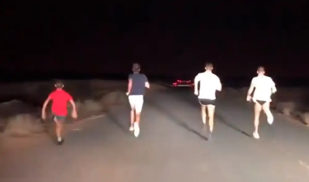 ¡Una máquina! Cristiano Ronaldo recibió el 2019 corriendo en el desierto [VIDEO]