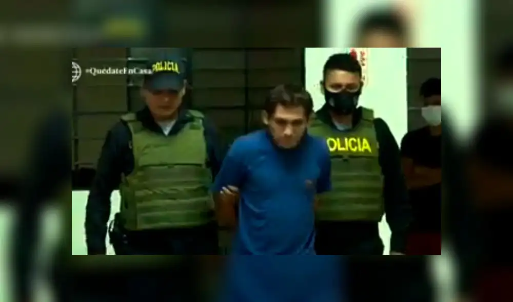 El presunto implicado fue trasladado a la dependencia policial del sector. Foto: Captura/AméricaTV. El presunto implicado fue trasladado a la dependencia policial del sector. Foto: Captura/AméricaTV.