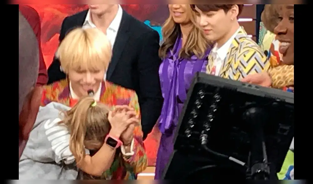 Niña se emociona al ver a BTS en vivo y reacción de Jimin se robó todas las miradas