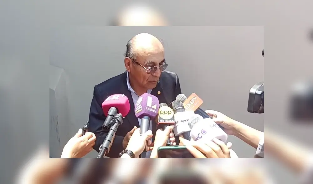 Atendió a los medios de comunicación. Foto: captura/URPI-LR