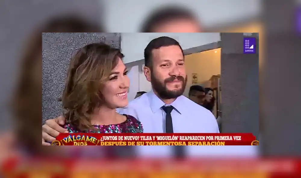 Tilsa Lozano y Miguel Hidalgo protagonizan emotivo reencuentro tras ampay [VIDEO]