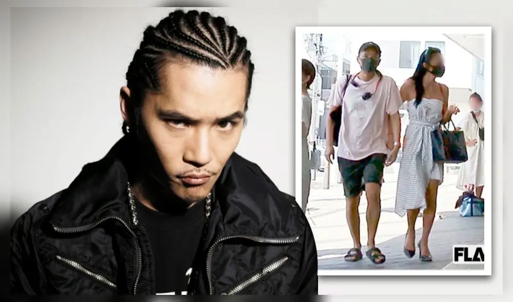 El padre de la idol K-pop, Rima, el rapero ZEEBRA fue captado siendo infiel a su esposa, la modelo Nakabayashi Miwa.  Crédito: fotocomposición