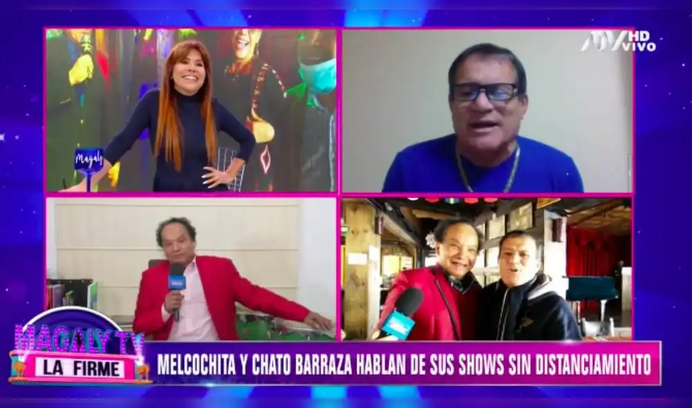 Además Pablo Villanueva ‘Melcochita’ afirmó que no cancelarán los shows, pero que tomarán rigurosas medidas para garantizar la seguridad. (Foto: Captura ATV) Además Pablo Villanueva ‘Melcochita’ afirmó que no cancelarán los shows, pero que tomarán rigurosas medidas para garantizar la seguridad. (Foto: Captura ATV)