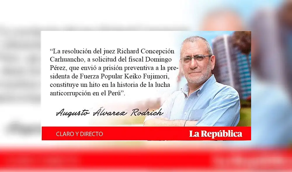 Que se haga justicia, caiga quien caiga