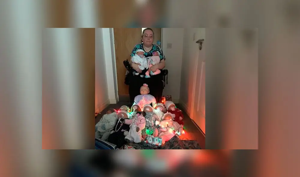 Bev Roberts asegura que desde que llegaron los muñecos a su vida, dejó de padecer ansiedad y ataques de pánico. Foto: Difusión Bev Roberts asegura que desde que llegaron los muñecos a su vida, dejó de padecer ansiedad y ataques de pánico. Foto: Difusión