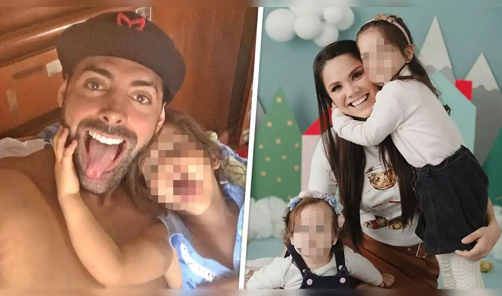 El exchico reality se mostró contento por estar junto a sus niñas. El exchico reality se mostró contento por estar junto a sus niñas.