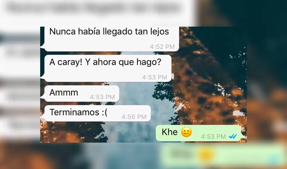 WhatsApp: Chico se declara a su 'crush', ella lo acepta y sucede algo inesperado [FOTOS]