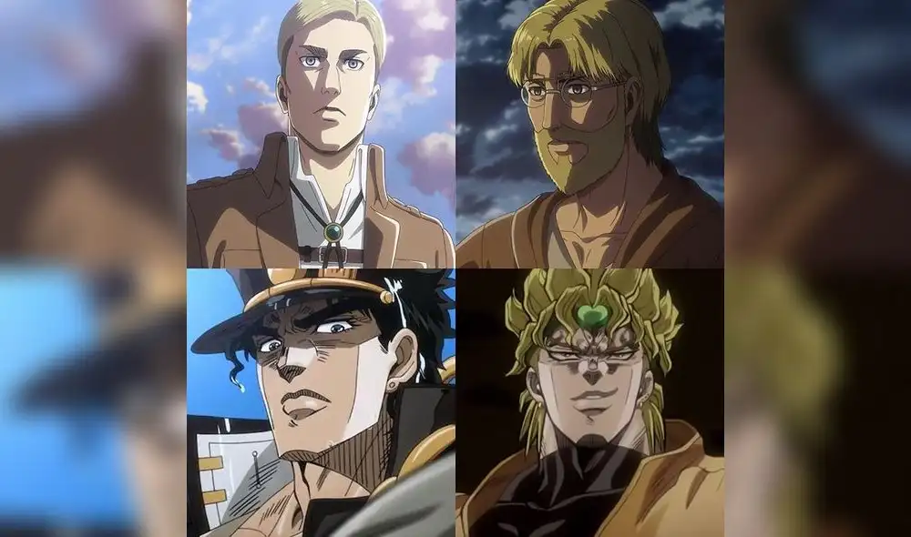 Shingeki No Kyojin: Crossover con Jojo's Bizarre Adventure vuelve locos a los fans