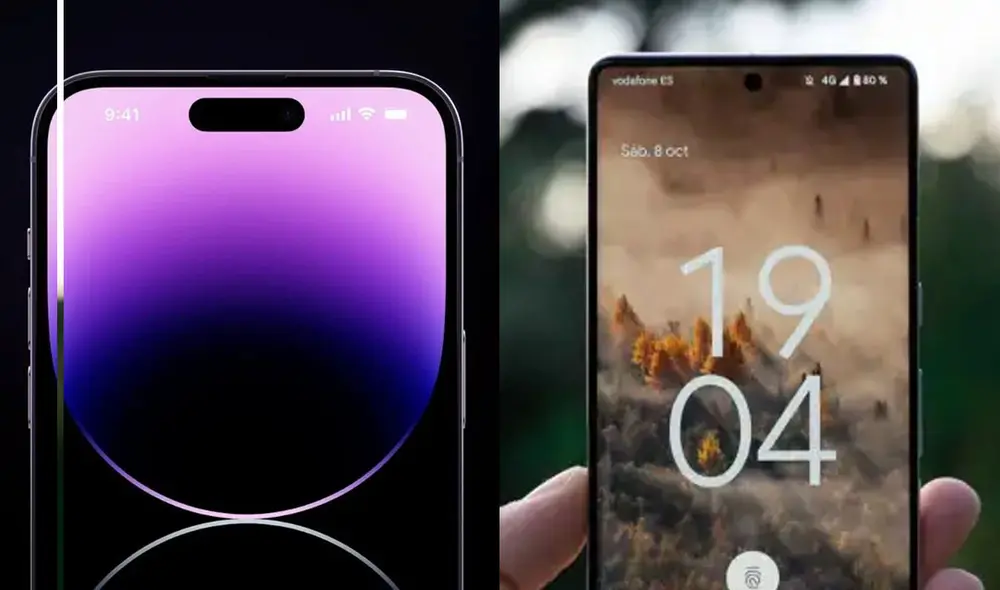 El sitio especializado DXOMark se ha encargado de evaluar la pantalla de todos los móviles. Foto: composición Apple/Google