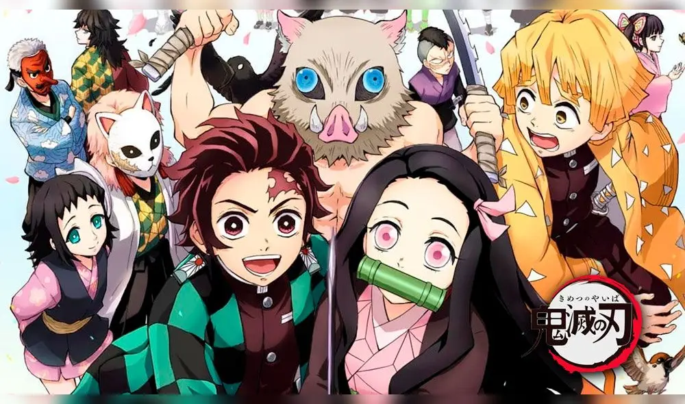 Kimetsu no Yaiba manga 190. Créditos: Composición