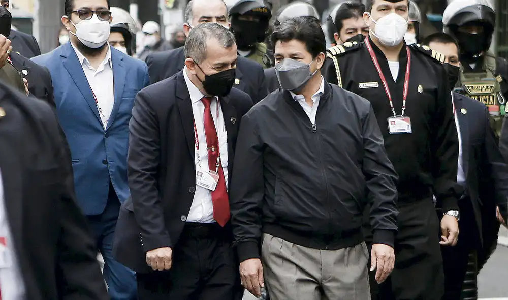 El suboficial PNP Nilo Irigoin Chávez, quien le habla al expresidente Castillo, está implicado en los presuntos ascensos ilegales. Foto: Marco Cotrina/La República