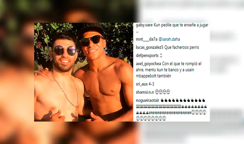 Foto de Mbappé y el 'Kun' Agüero causa ira en Argentina