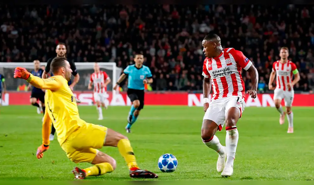 Inter de Milán derrotó 2-1 al PSV por la Champions League [RESUMEN]