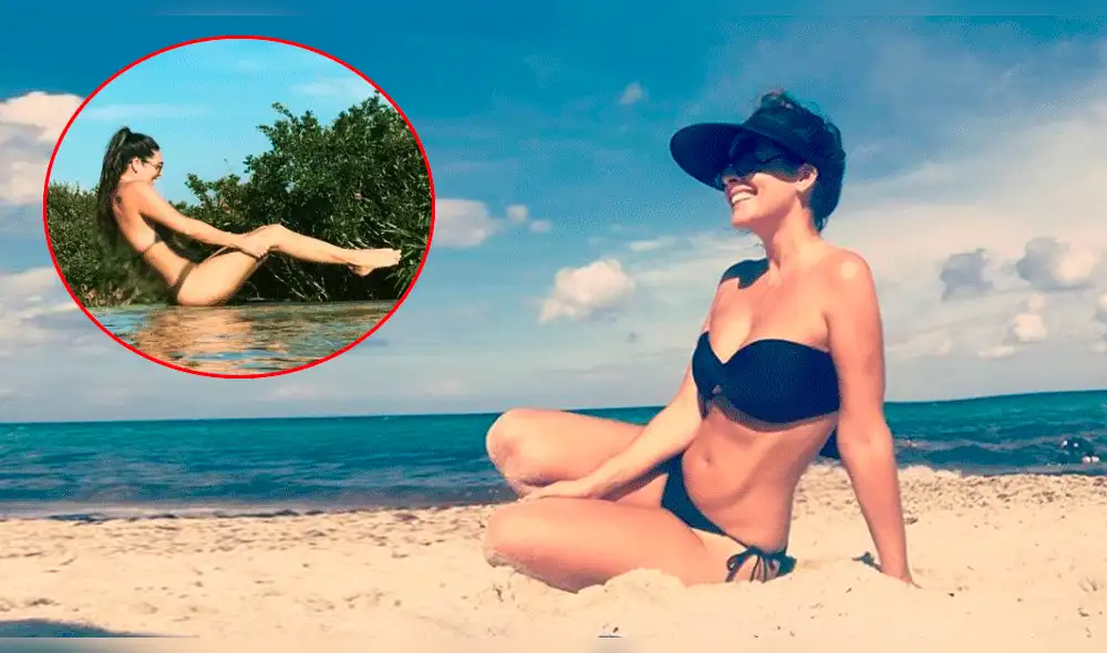 Rebeca Escribens tuvo accidente al grabarse en la playa con tema de Luis Miguel