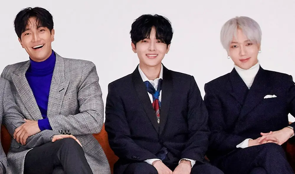 Siwon, Ryeowook y Yesung de SUPER JUNIOR. Foto: Label SJ