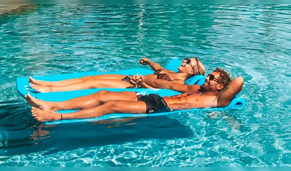 Irina Baeva y Gabriel Soto se olvidan de las criticas y posan juntos en fotografías.  Foto: Instagram